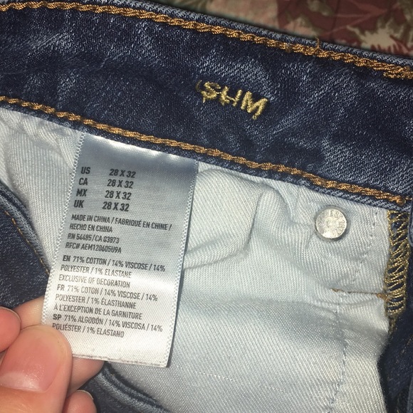 American Eagle Active Flex Slim Jeans size 28/32 - Picture 3 of 3